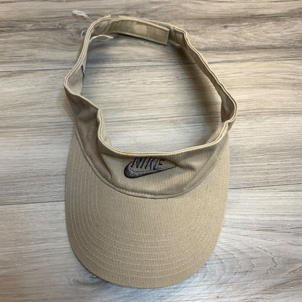 Nike Adult Unisex Golf Sport Visor Cap One Size Beige - Picture 5 of 9